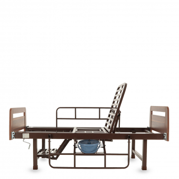 Кровать механич. E-49 (ММ-2620Н-05) ЛДСП Венге (спинки с прорезью) с матрасом - 5