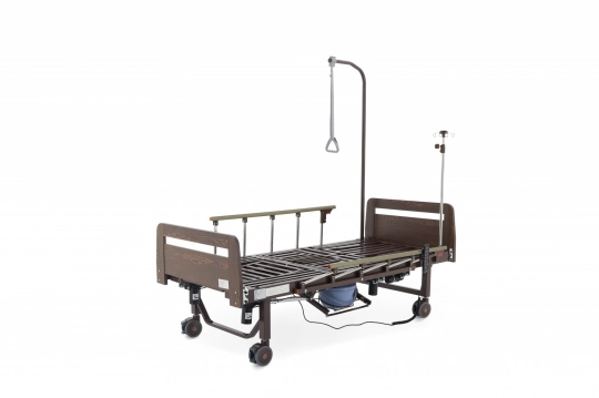 Кровать электрическая YG-3 (МЕ-5528Н-02) ЛДСП Венге с боковым переворач., с матрасом - 4