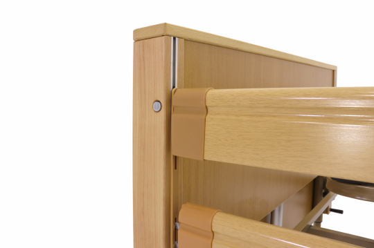 Кровать электрическая MED-MOS YG-1 (ЛДСП св.дер., 4 секции, матрас, В, Т/АТ, ДЛ) - 10